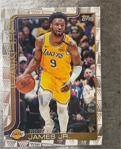 2025-26 Topps #152 Bronny James Jr. — front