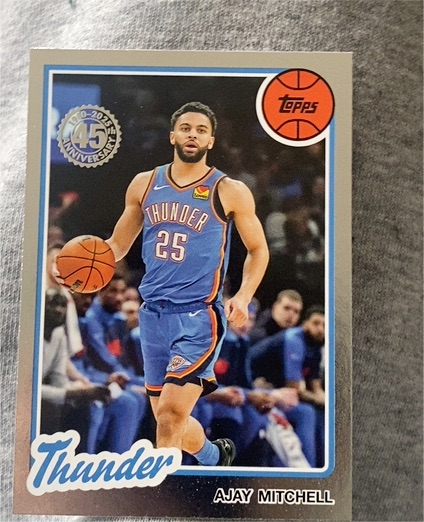 2025-26 Topps 1980-81 Topps Basketball #80BK-12 Ajay Mitchell — front