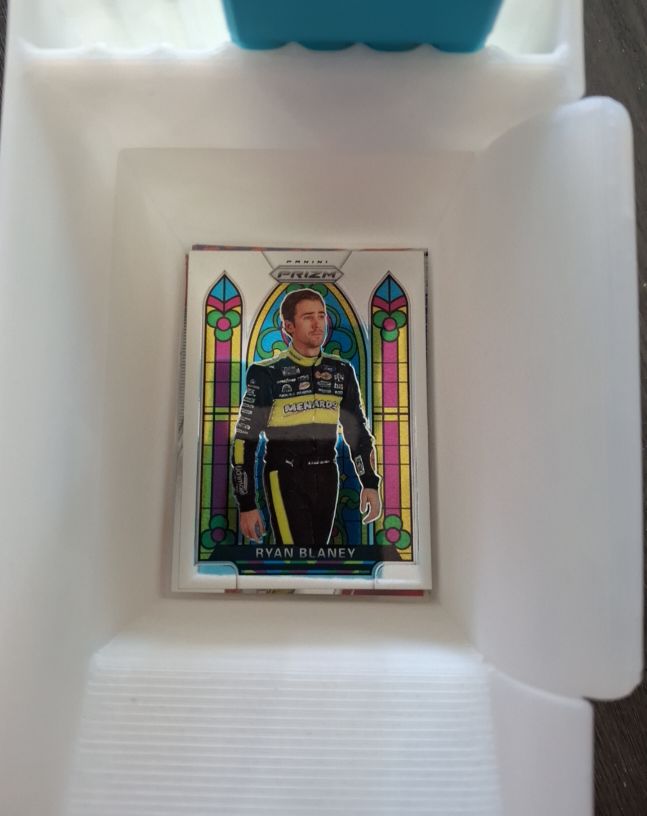 2020 Panini Prizm Stained Glass Silver Prizm #70 Ryan Blaney — front
