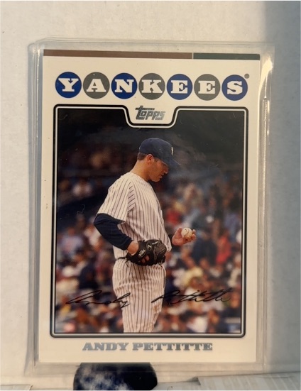 2008 Topps #628 Andy Pettitte — front