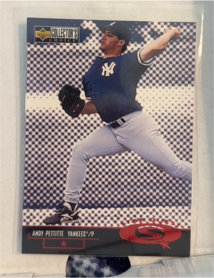 1998 Upper Deck Collector's Choice Starquest #SQ32 Andy Pettitte — front