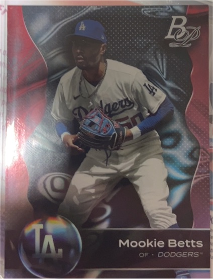 2023 Bowman Platinum #86 Mookie Betts — front