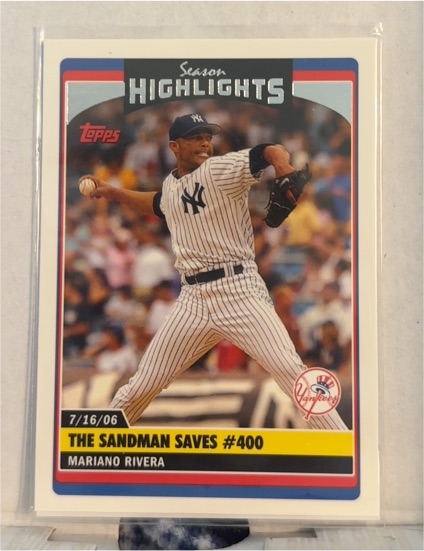 2006 Topps Update Season Highlights #UH181 Mariano Rivera — front
