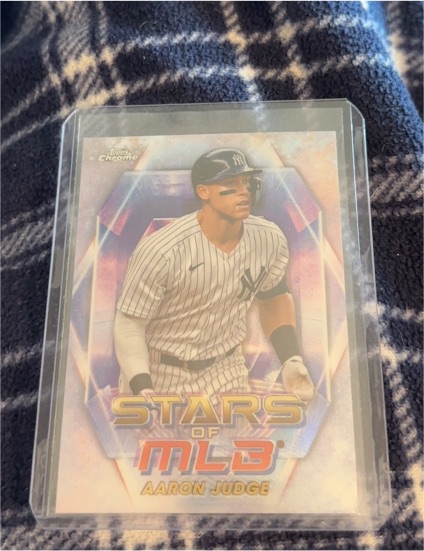 2023 Topps Chrome Stars of MLB #SMLBC-13 Aaron Judge — front