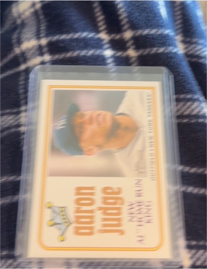 2023 Topps Heritage #1 Aaron Judge Tribute — front