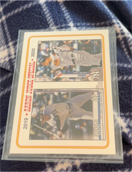 2023 Topps Heritage #3 Aaron Judge Special 2019-2020 — front