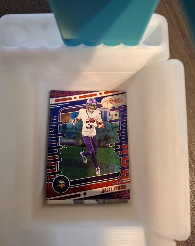 2024 Panini Absolute - Holiday Red & Blue #70 Jordan Addison — front