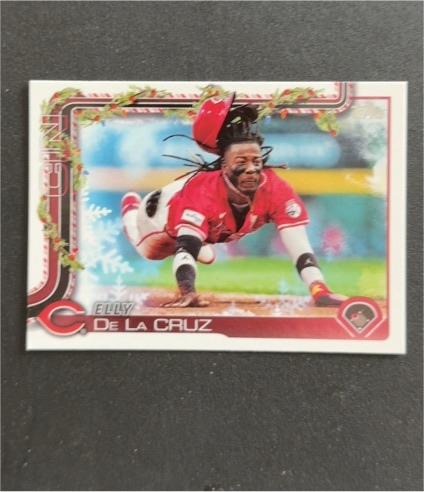 2025 Topps Holiday #H97 Elly De La Cruz — front