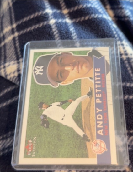 2001 Fleer Tradition #13 Andy Pettitte — front