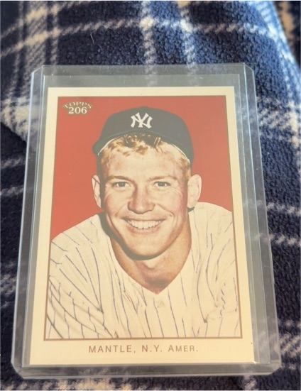 2009 Topps 206 #4 Mickey Mantle — front