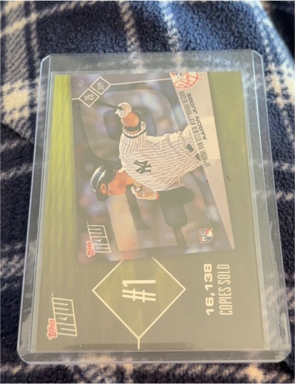 2018 Topps Now Top 10 #TN-1 Aaron Judge — front