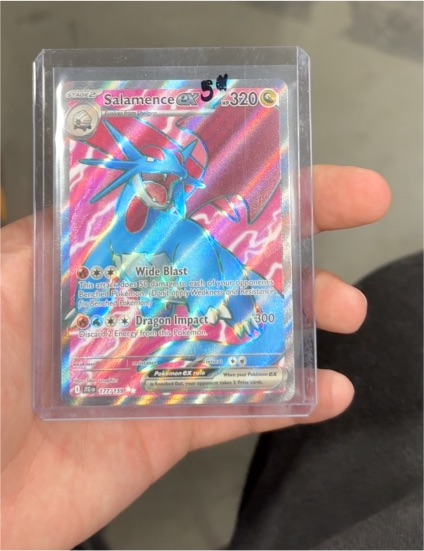 2022 Pokémon SV09: Journey Together #177 Salamence ex — front