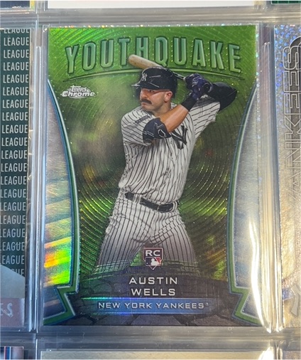 2024 Topps Chrome #YQ-17 Austin Wells — front