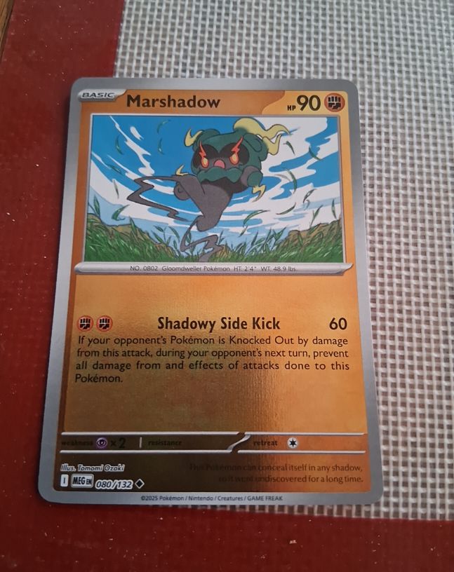 2025 Pokemon Mega Evolution #080 Marshadow — front