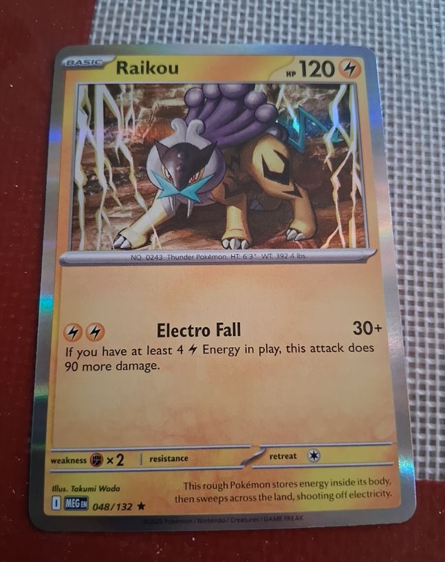 2023 Pokémon ME01: Mega Evolution #048 Raikou — front