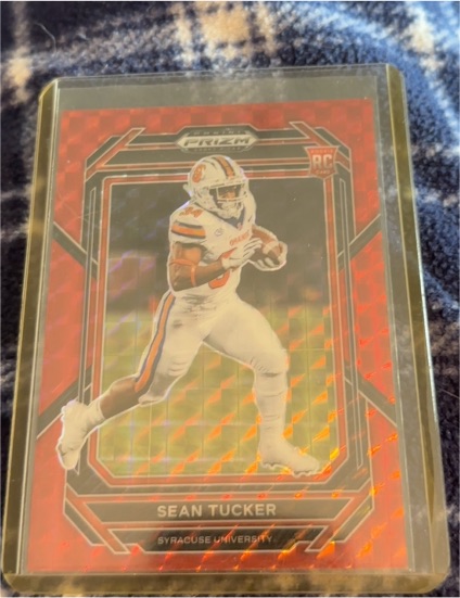 2023 Panini Prizm Draft Picks #DP Sean Tucker — front