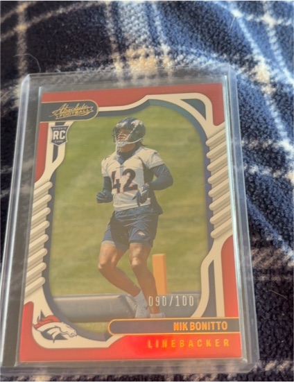2022 Panini Absolute Football #090 Nik Bonitto — front