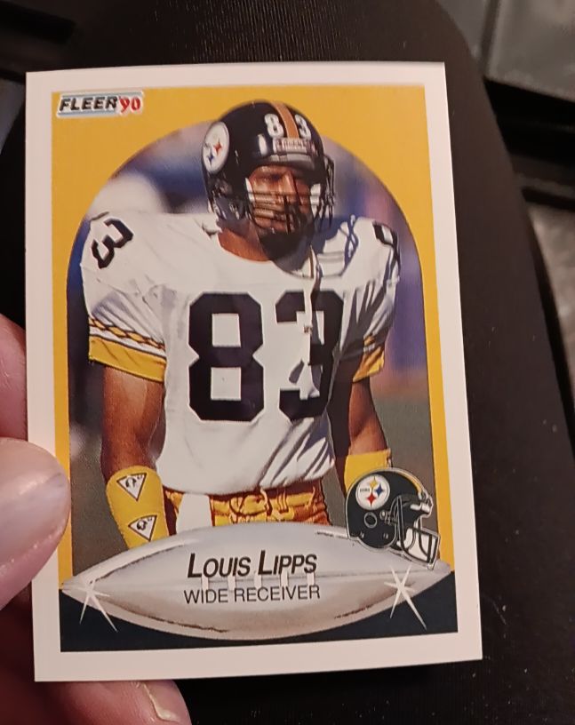 1990 Fleer #145 Louis Lipps — front