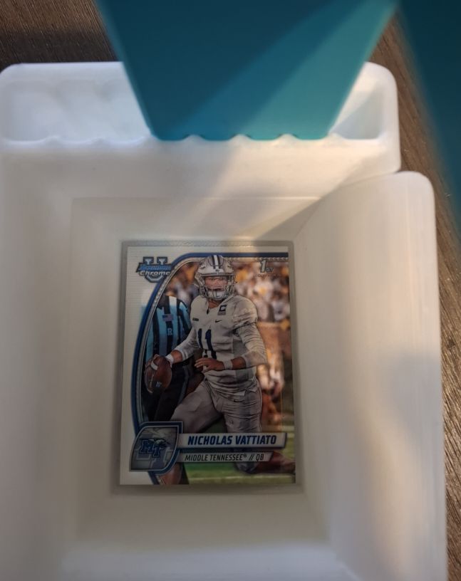 2024 Bowman University Chrome #138 Nicholas Vattiato — front
