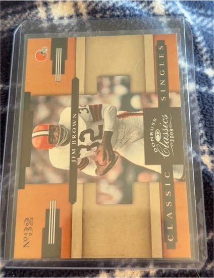 2008 Donruss Classics Classic Singles #23 Jim Brown — front
