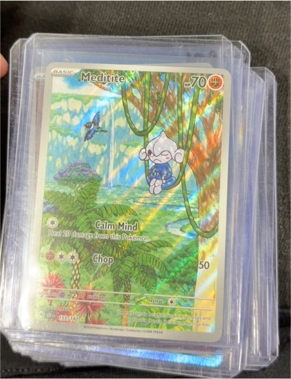 2024 Pokémon SV07 Stellar Crown #153 Meditite — front