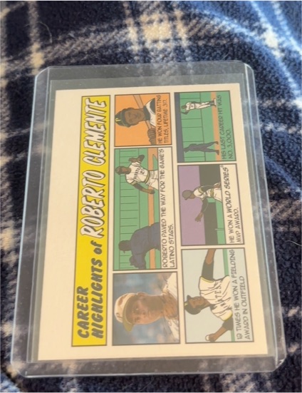 2022 Topps Heritage #73TC-25 Roberto Clemente 1973 Topps Comics Pirates — front