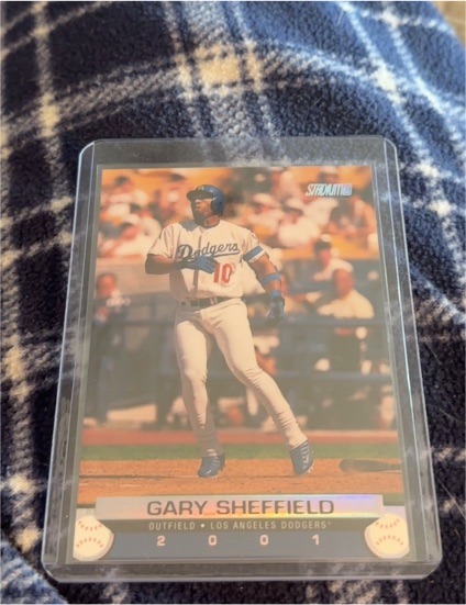 2001 Stadium Club #96 Gary Sheffield — front