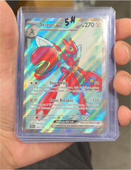 2024 Pokémon Scarlet & Violet #195 Scizor ex — front
