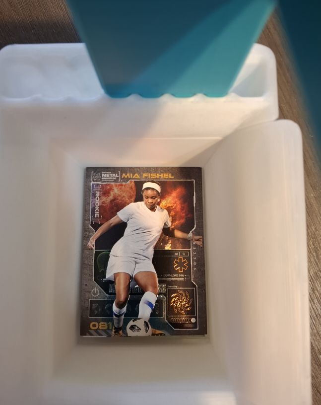 2023 Skybox Metal Universe Champions #81 Mia Fishel — front