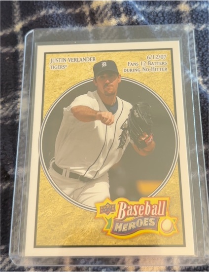 2008 Upper Deck Baseball Heroes #65 Justin Verlander — front