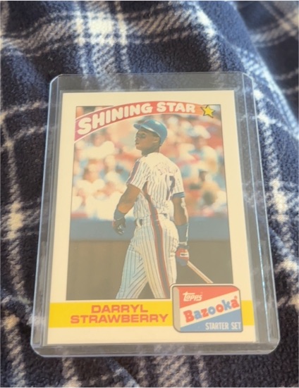 1989 Topps Bazooka #20 Darryl Strawberry — front