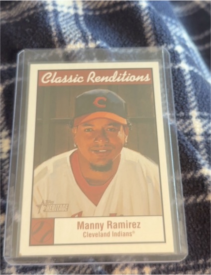 2001 Topps Heritage Classic Renditions #CR8 Manny Ramirez — front