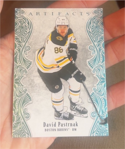 2025-26 Upper Deck Artifacts #78 David Pastrnak — front