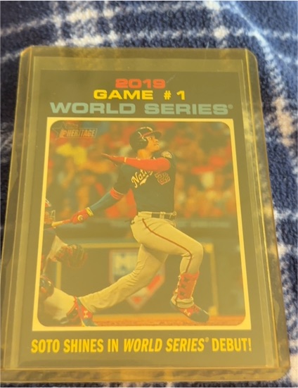 2020 Topps Heritage #327 Juan Soto — front