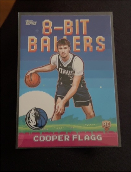 2025-26 Topps Basketball #8B-31 Cooper Flagg 8-Bit Ballers Rookie Card — front
