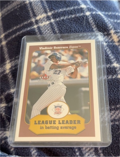 2001 Fleer Tradition #395 Vladimir Guerrero — front