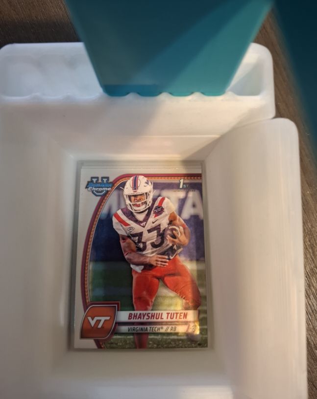 2024 Bowman University Chrome #21 Bhayshul Tuten — front