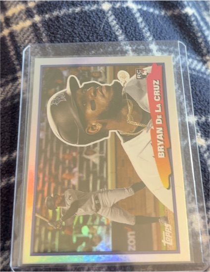 2022 Topps Archives 1988 Big Foil #88BF-10 Bryan De La Cruz — front