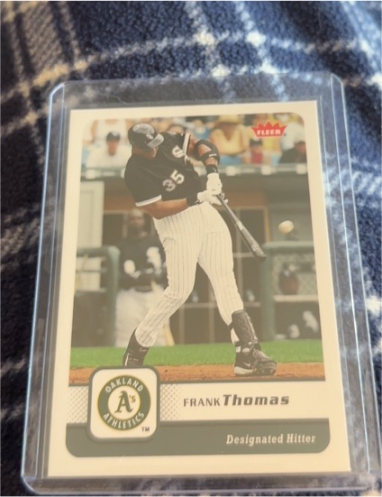 2006 Fleer #375 Frank Thomas Oakland Athletics — front