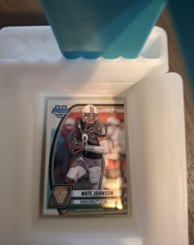 2024 Bowman Chrome University #135 Nate Johnson — front