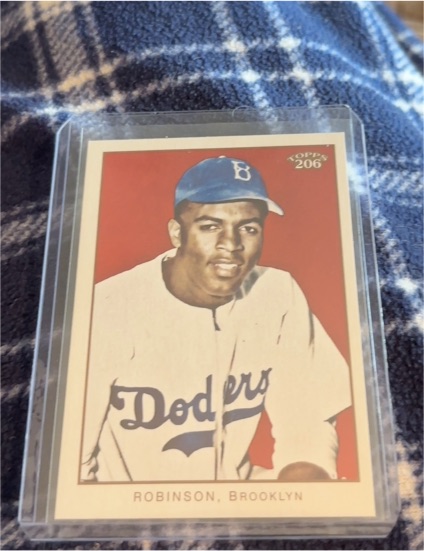 2009 Topps 206 #207 Jackie Robinson — front