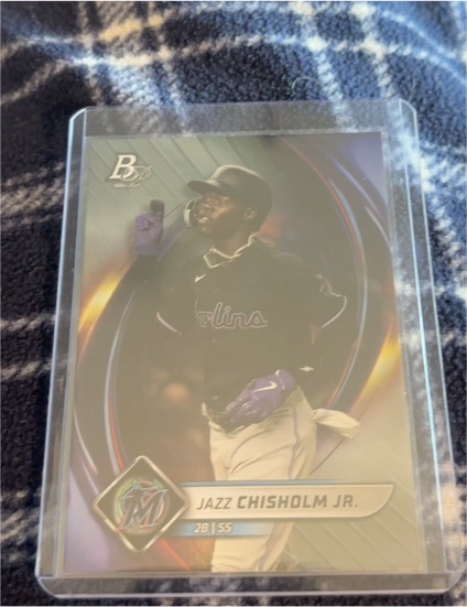 2022 Bowman Platinum #73 Jazz Chisholm Jr. — front