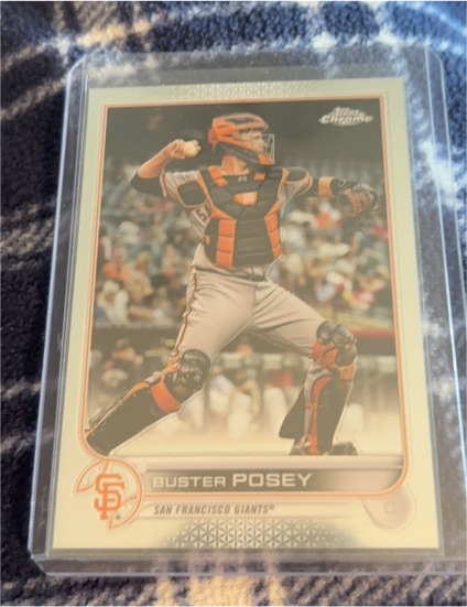 2022 Topps Chrome #95 Buster Posey — front