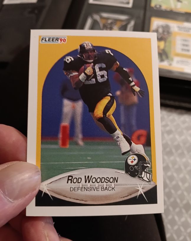 1990 Fleer #152 Rod Woodson — front