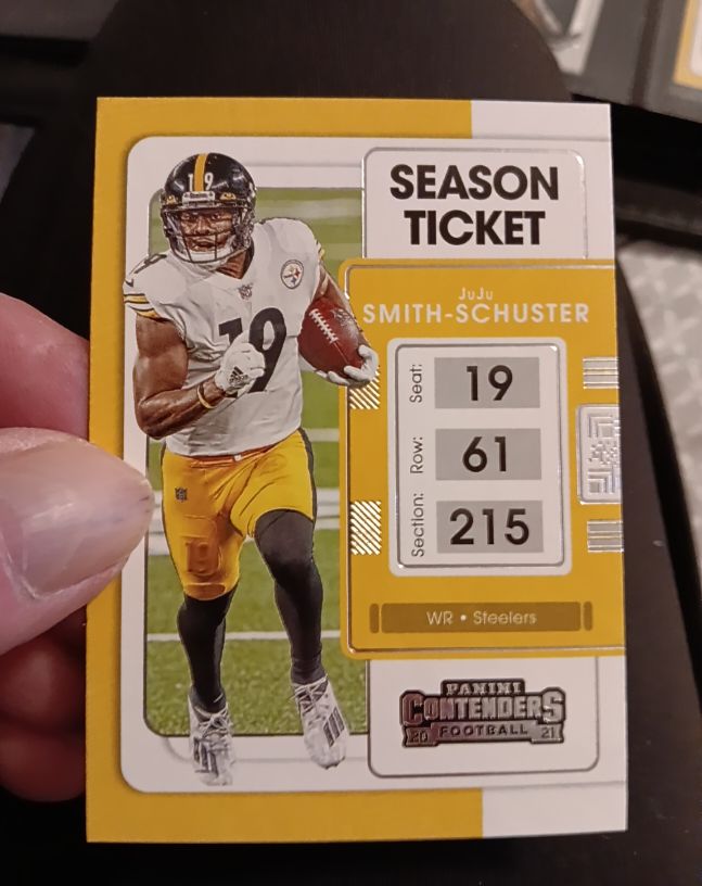 2021 Panini Contenders Season Ticket #83 JuJu Smith-Schuster — front
