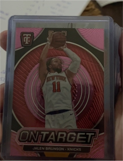 2024-25 Panini Totally Certified On Target #15 Jalen Brunson — front