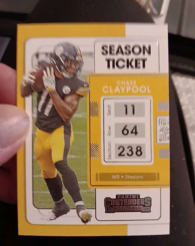2021 Panini Contenders #84 Chase Claypool — front