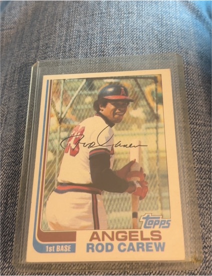 1982 Topps #500 Rod Carew — front