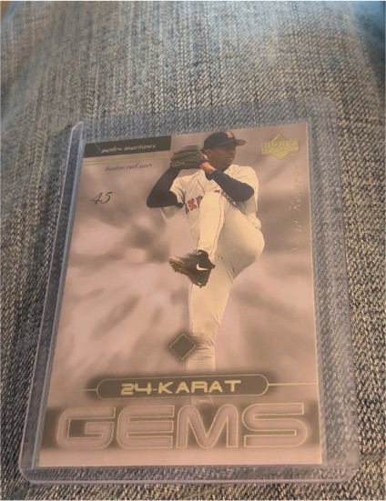 2000 Upper Deck Gold Reserve 24-Karat Gems #K1 Pedro Martinez — front