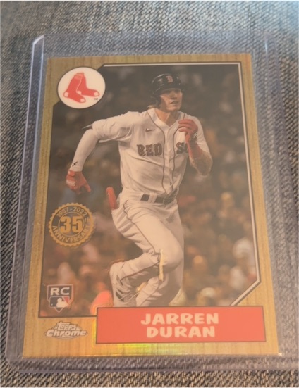 2022 Topps Chrome 35th Anniversary #87BC-19 Jarren Duran — front
